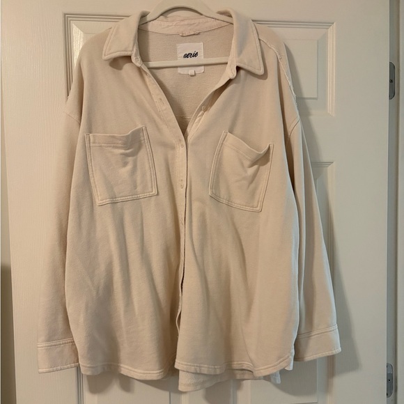 aerie Tops - Aerie Cream button down Shirt